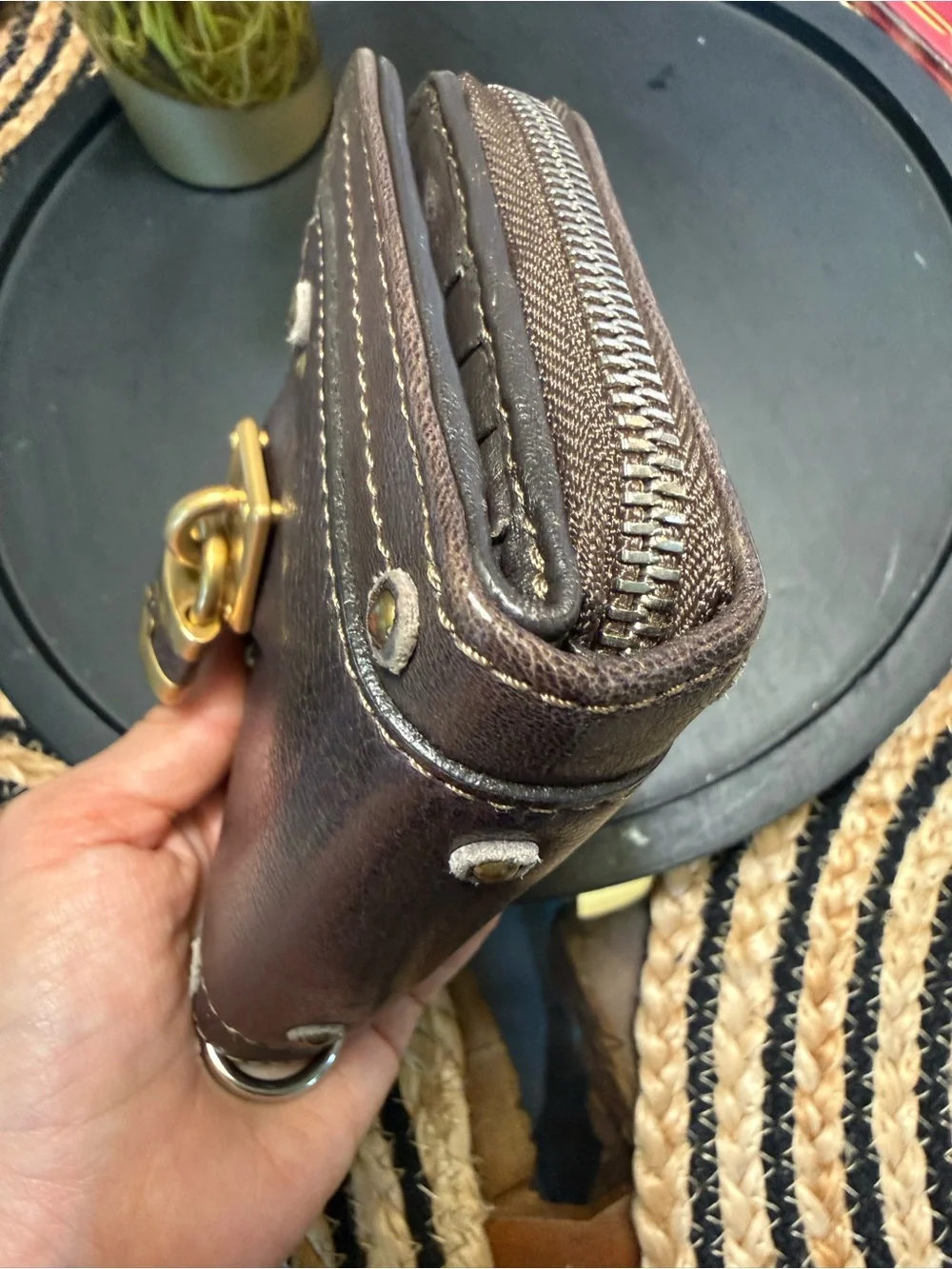 Chloe Paddington Brown Leather Wallet